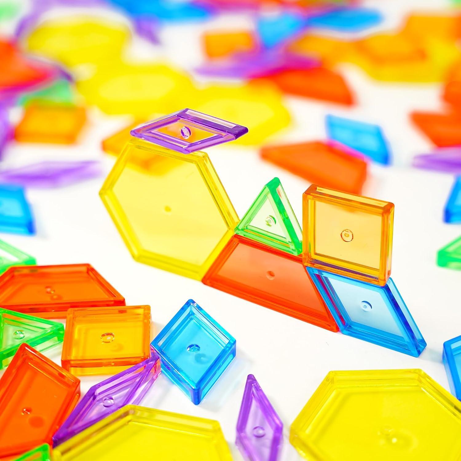 Bloques de Patrón Transparentes Bbiamsleep 147 Pcs para Mesa de Luz