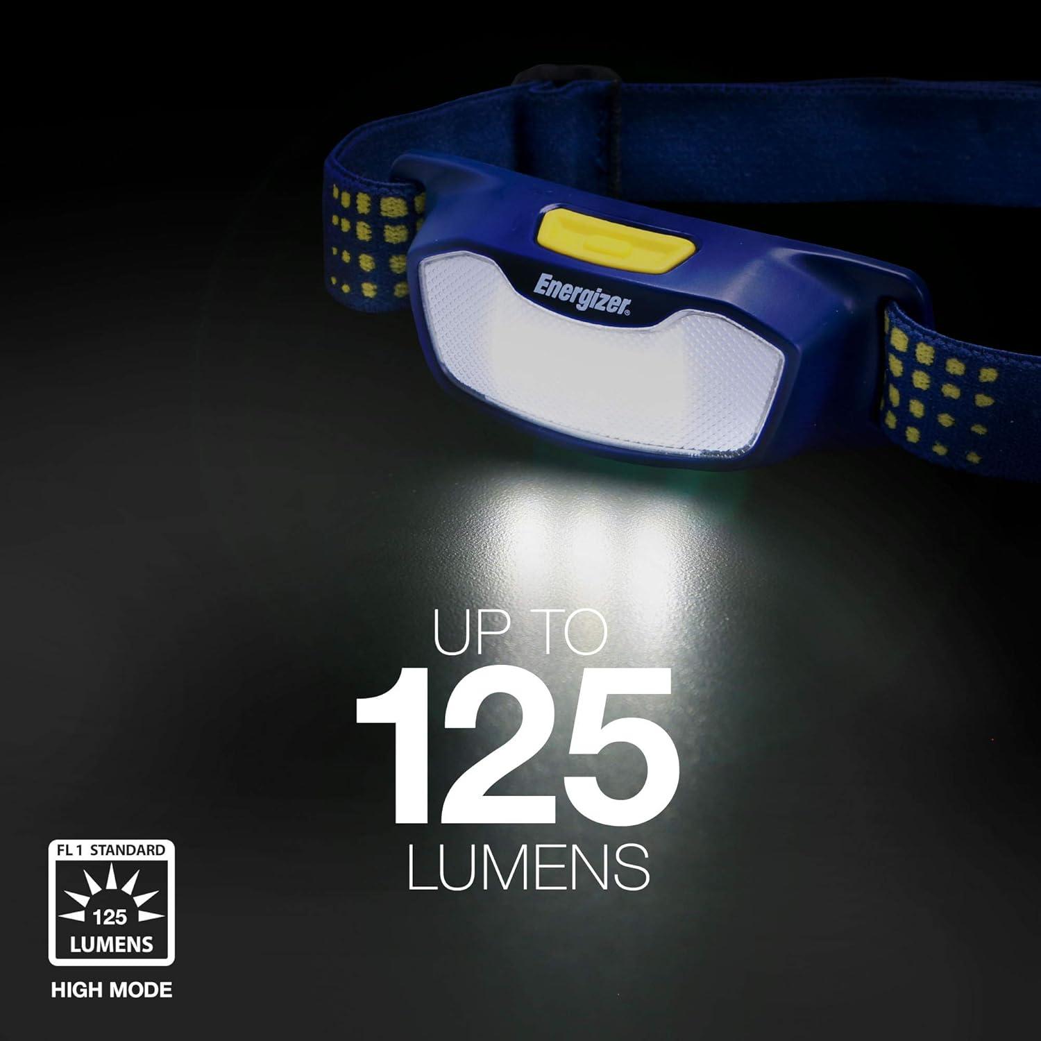 Linterna Frontal LED Energizer Compacta 125 Lúmenes