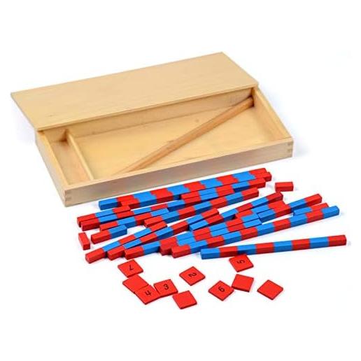 Barras Numéricas Montessori MY Toy Shop para Niños 3-6 Años