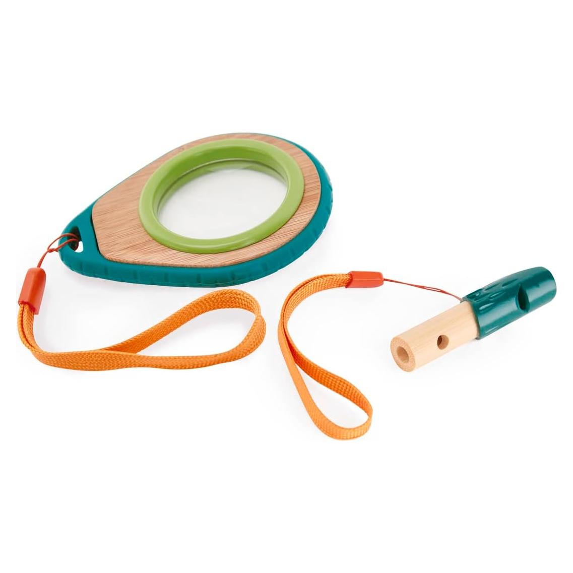Juego de Detective de la Naturaleza Hape - Lupa 4x y Silbato