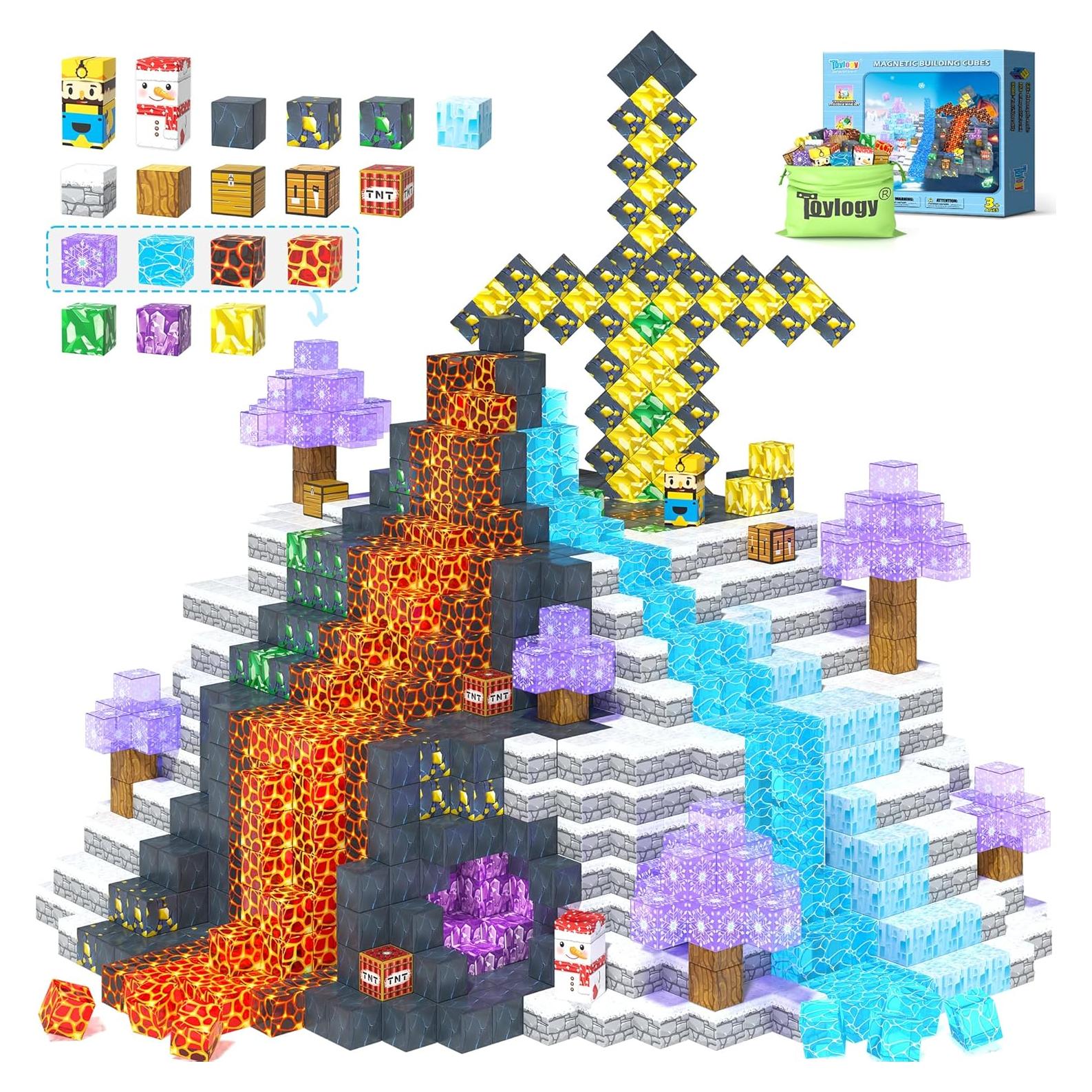 Bloques Magnéticos Toylogy 100PCS Juguetes Educativos 3-8 Años