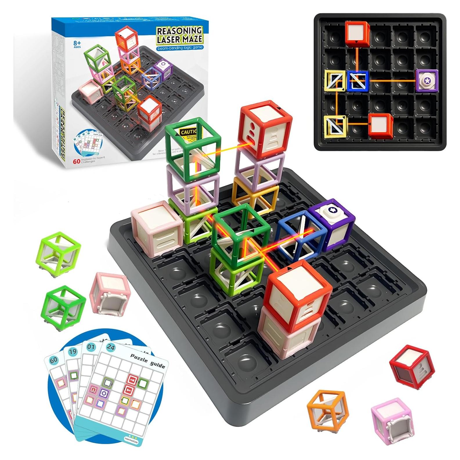 Juego de Razonamiento Laser Maze AiDolls - 60 Desafíos STEM