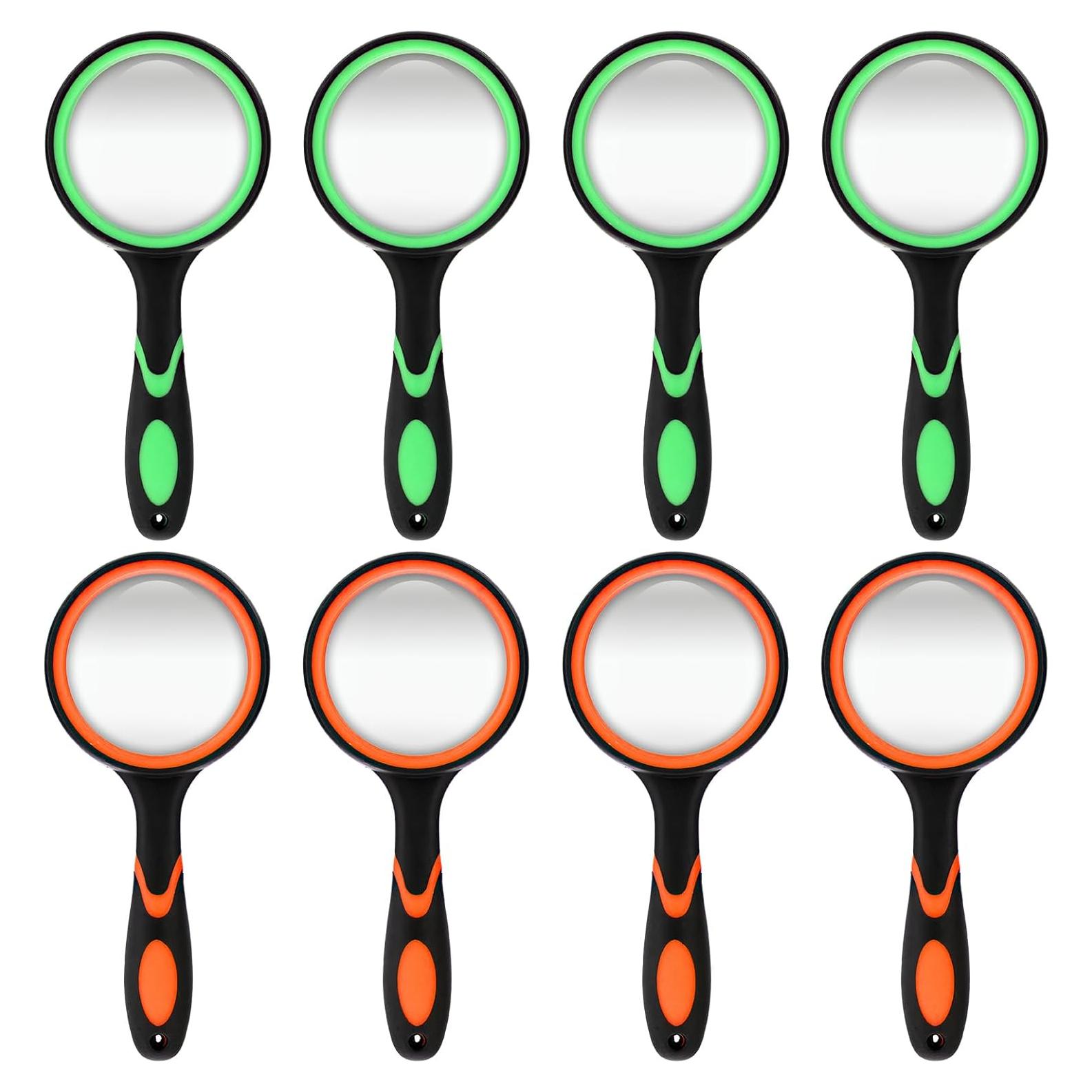 8 Lupas de Mano DIVINA VITAE 10X 50mm para Lectura