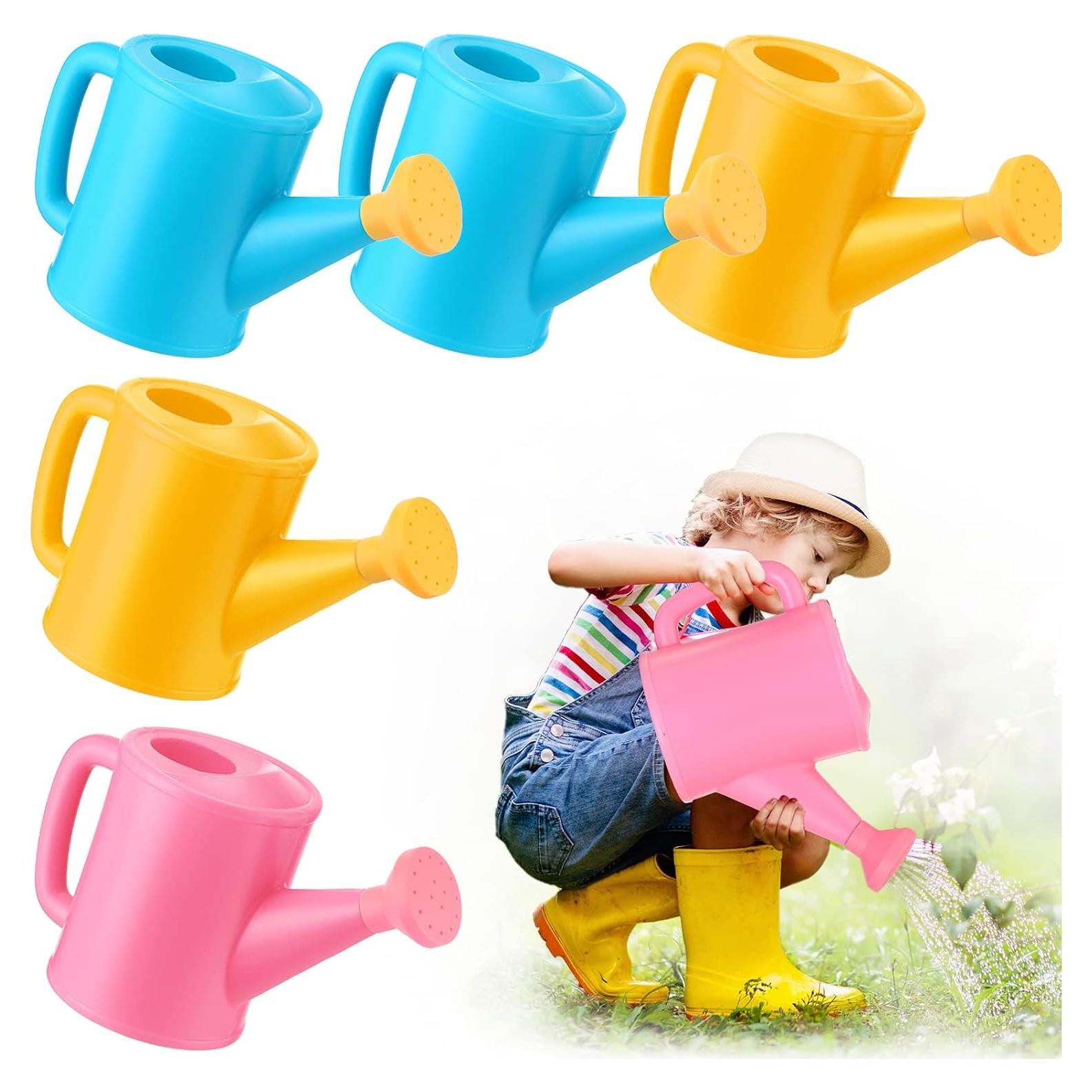 Regaderas Plásticas para Niños Meooeck - 6 Piezas Colores Vivos