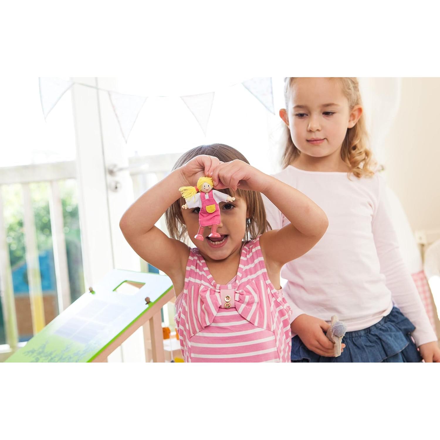 Conjunto de Casa de Muñecas Hape Happy Family - 6 Piezas