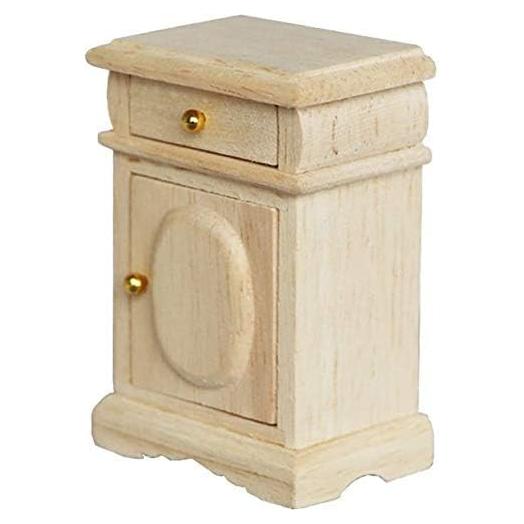 Mesita de Noche Miniatura 1:12 Cutemini Madera Ecológica
