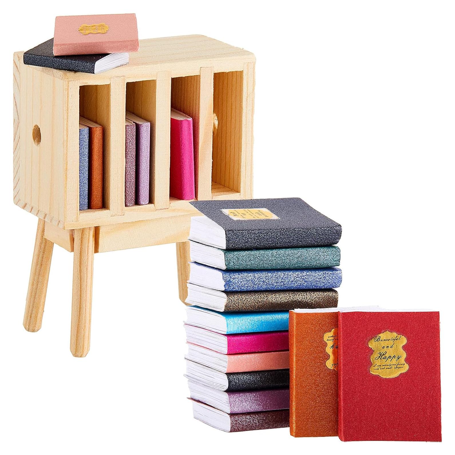 Mini Libros en Miniatura Skylety 13 Piezas Decoración Casa de Muñecas