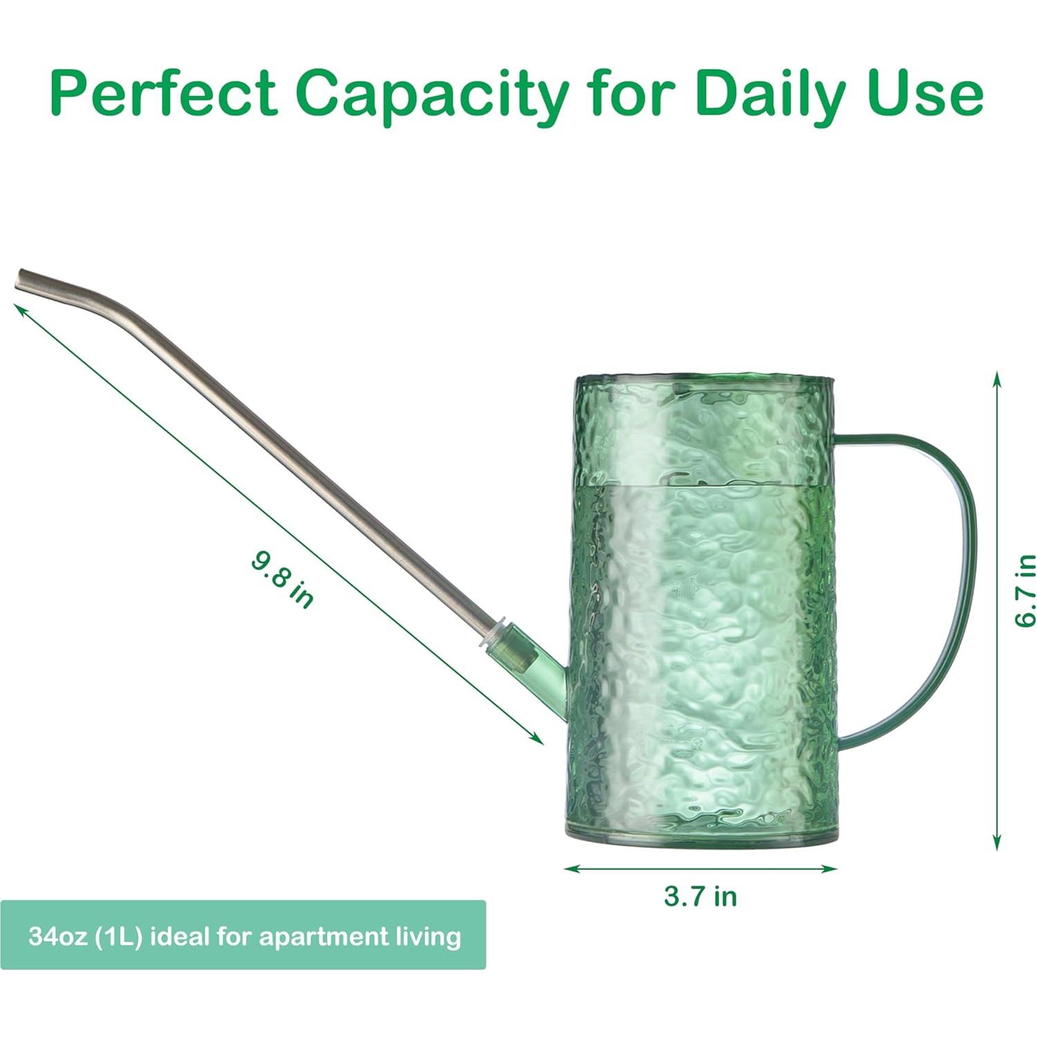 Regadera de Interior Tennedriv Green 1.01L Verde Salvia