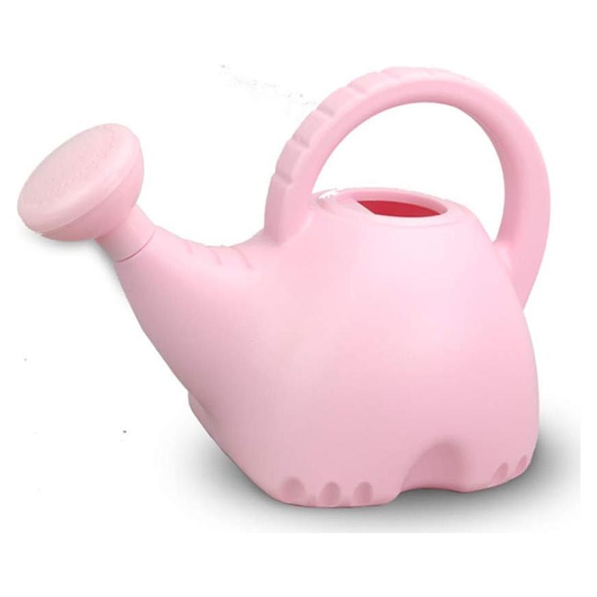 Regadera de Plástico Rosa Elefante 1.5L para Jardín y Interior