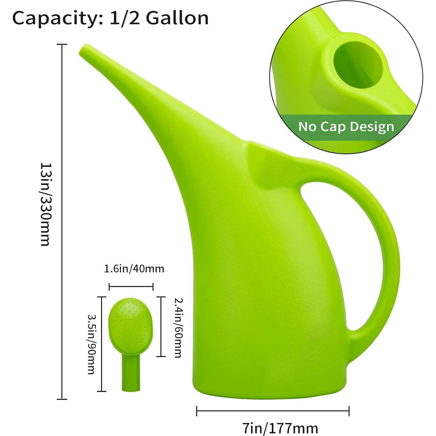 Regadera MyLifeUNIT Verde 1.89L con Cabezal Desmontable
