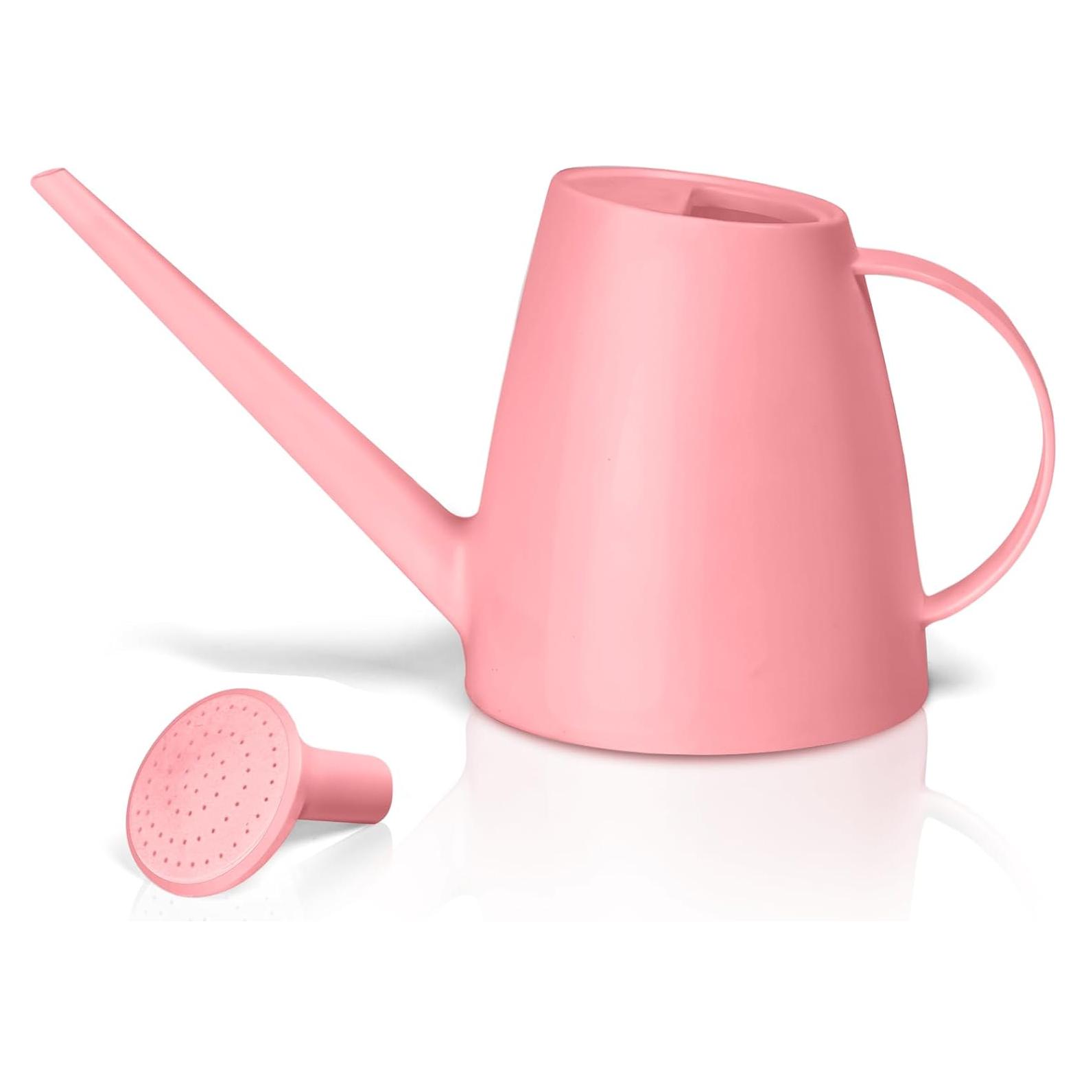 Regadera de Plástico UFANME 1.89 Litros Rosa para Jardín