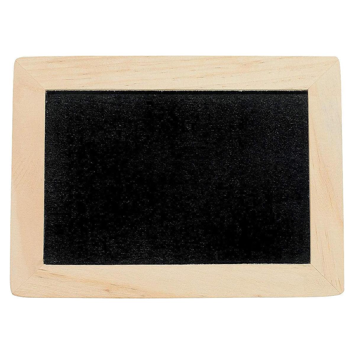 Tableros de Tiza de Madera Dyo - 12 Piezas - 14.6x19.7 cm