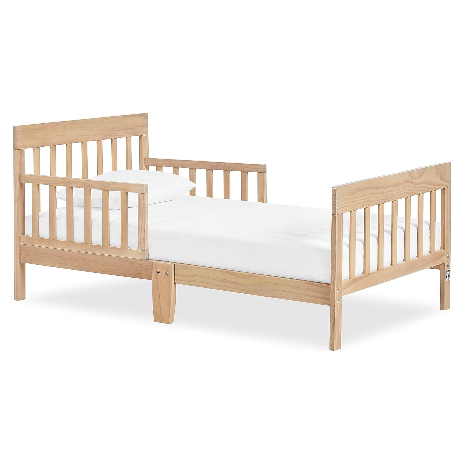 Cama para Niños Pequeños Dream On Me Finn Roble Blanco 135x76cm