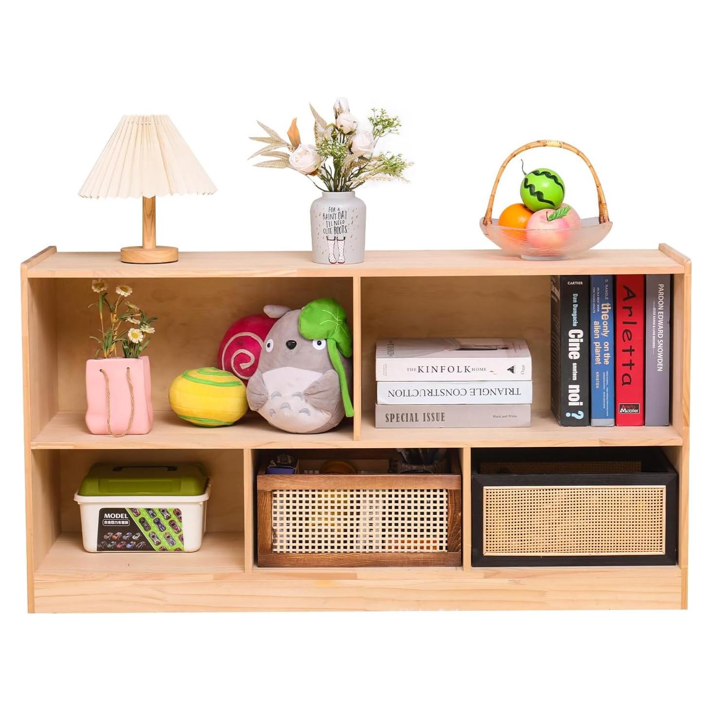 Armario de Almacenamiento Montessori FDHUIJIA 5 Secciones 113 cm