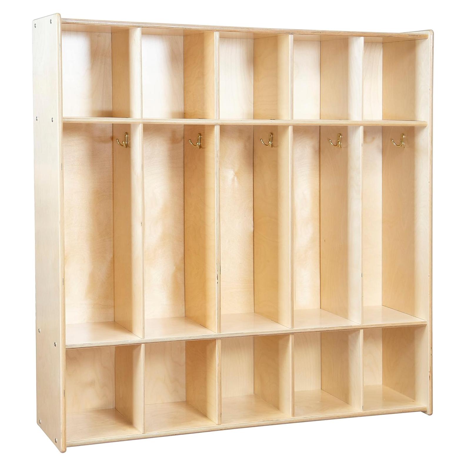 Armario de Abrigos RRI Goods 5 Secciones Madera Infantil