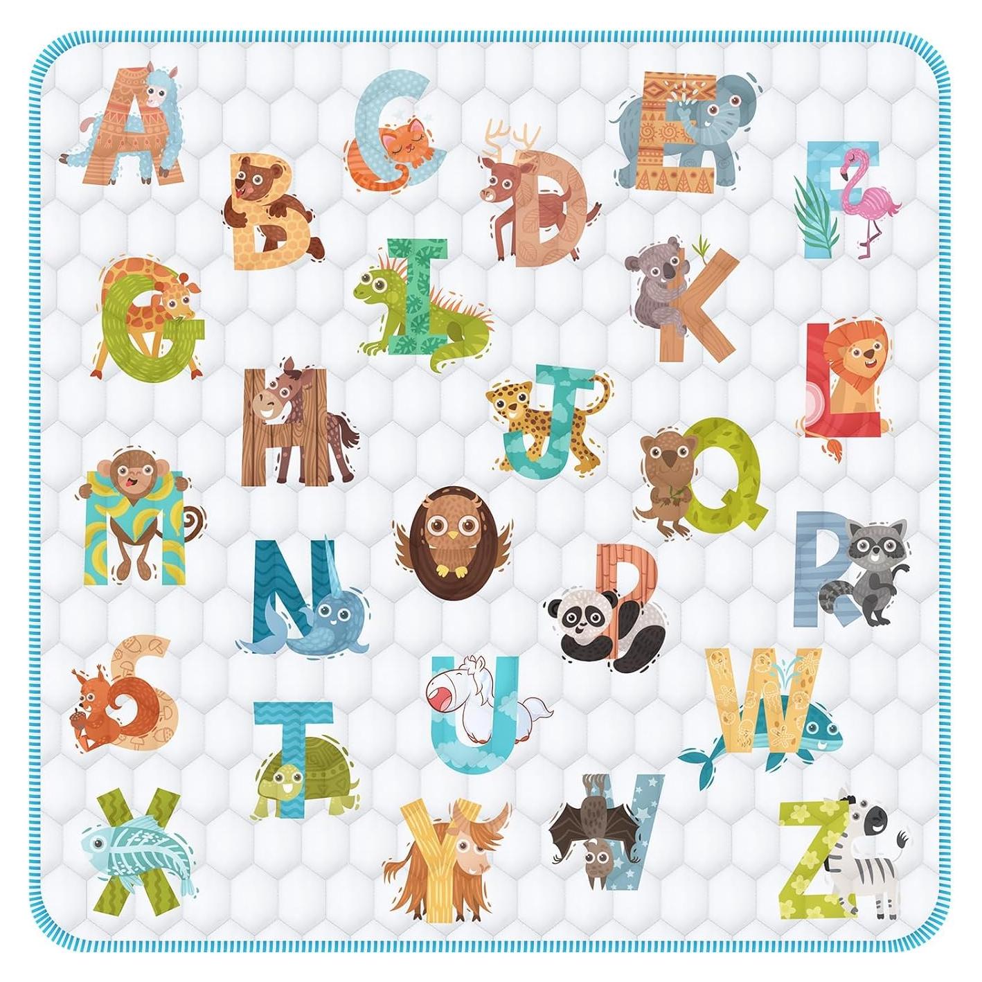 Alfombra de Juego para Bebés ENVTEK 127x127 cm Antideslizante