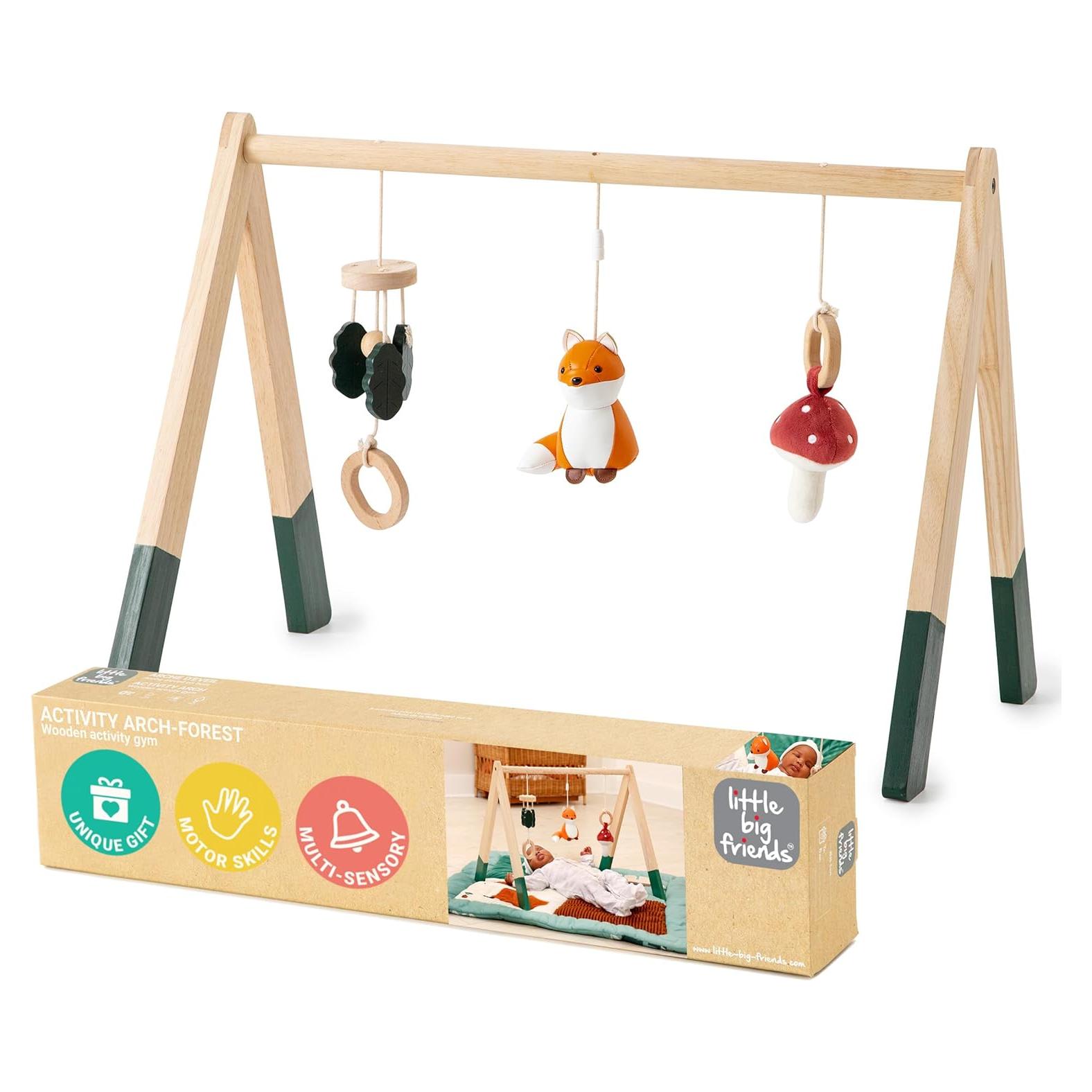 Gimnasio de Actividad de Madera Little Big Friends Bosque