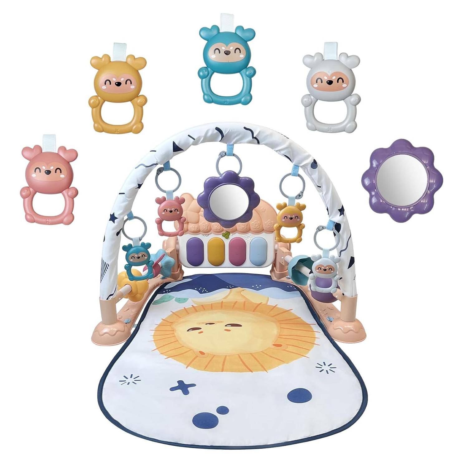 Alfombra de Juego para Bebés Cuterabit con Piano y Juguetes