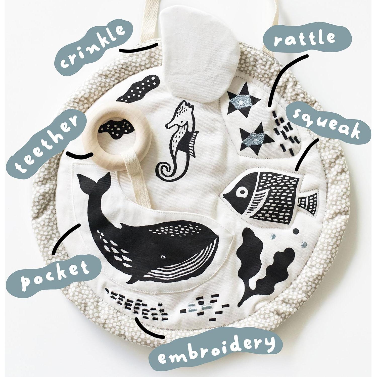 Alfombra de Actividad Ocean Wee Gallery 30x30 cm Orgánica