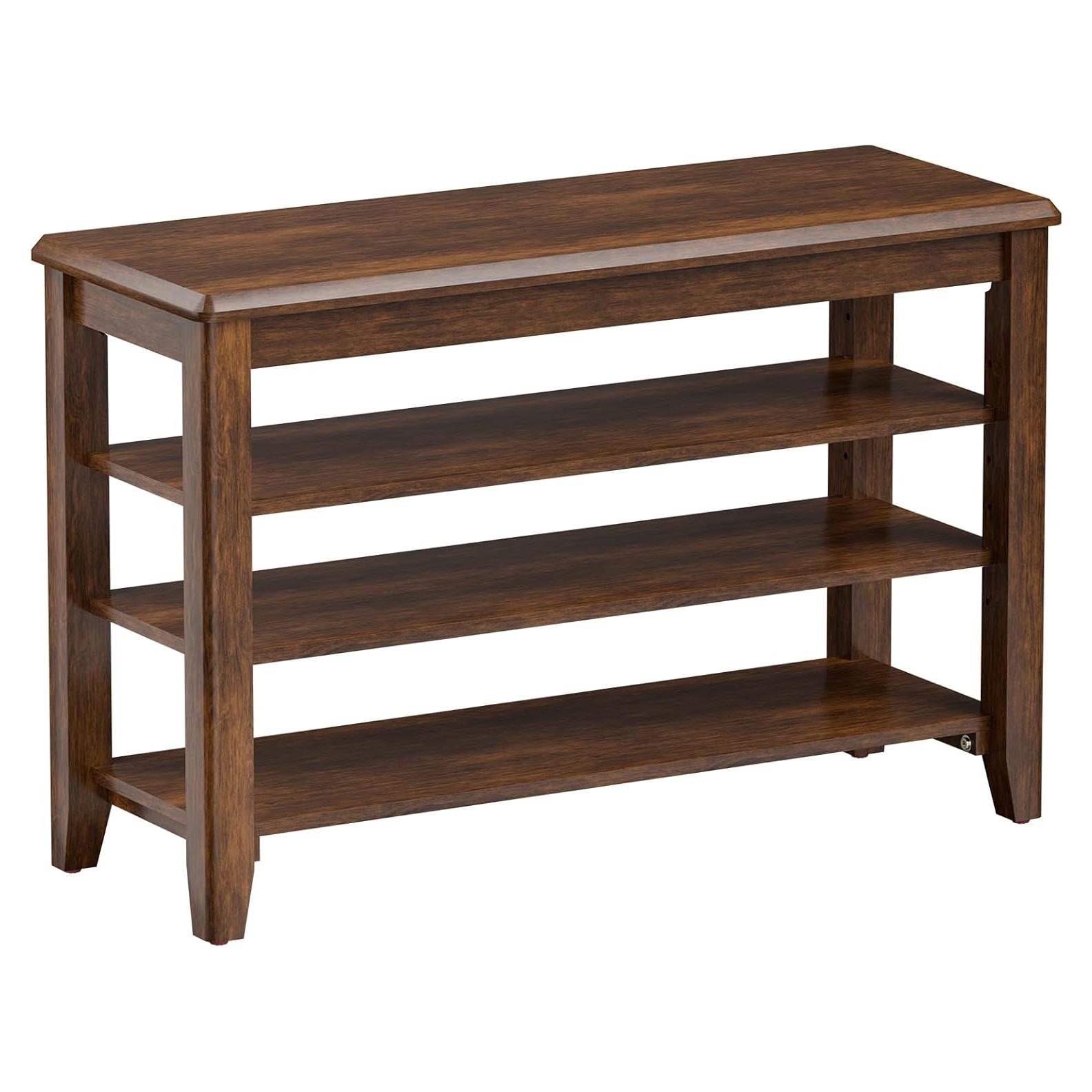 Banco de Almacenamiento para Zapatos Taitiy 80 cm Madera Caucho