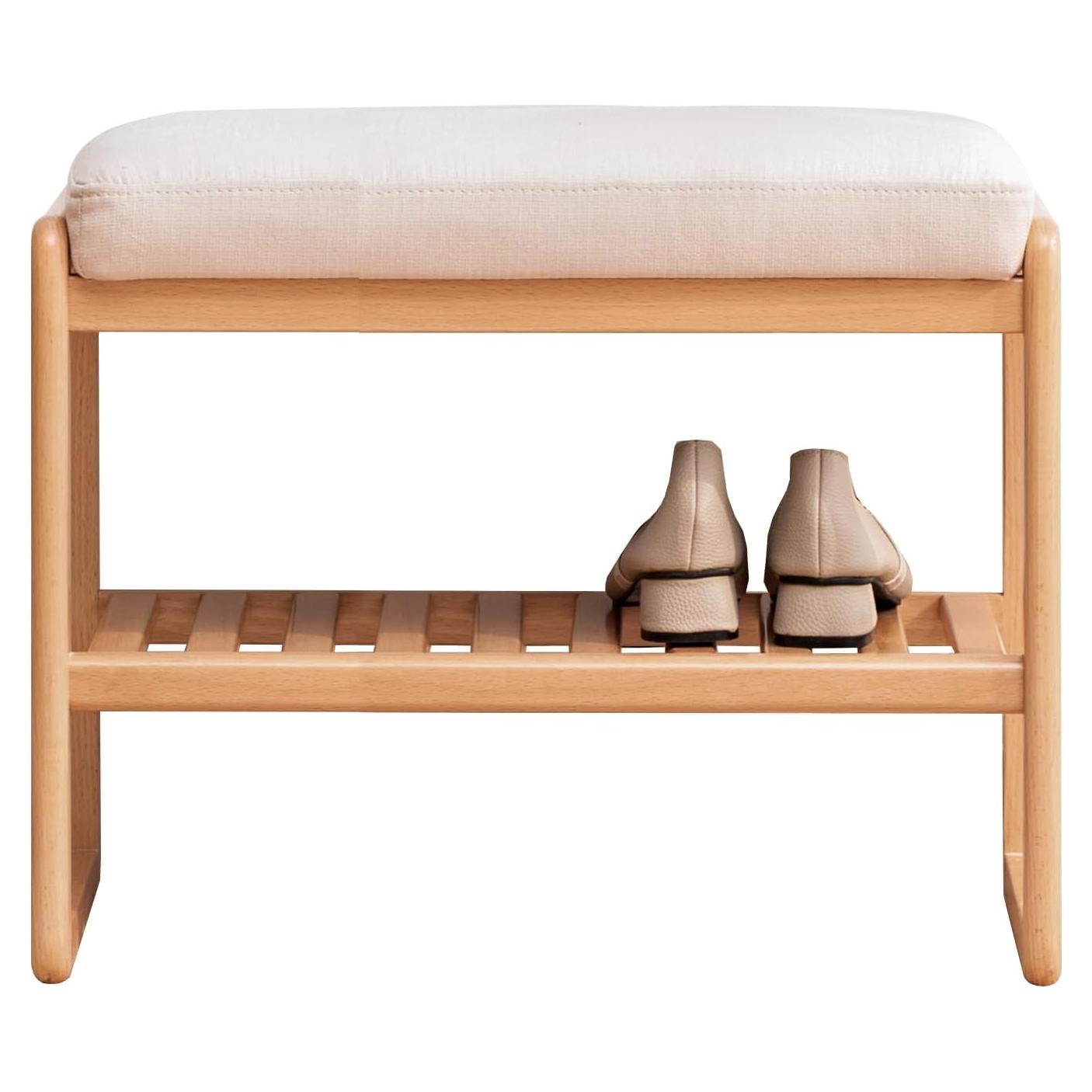 Banco de Almacenamiento para Zapatos Bamskov 60 cm Natural