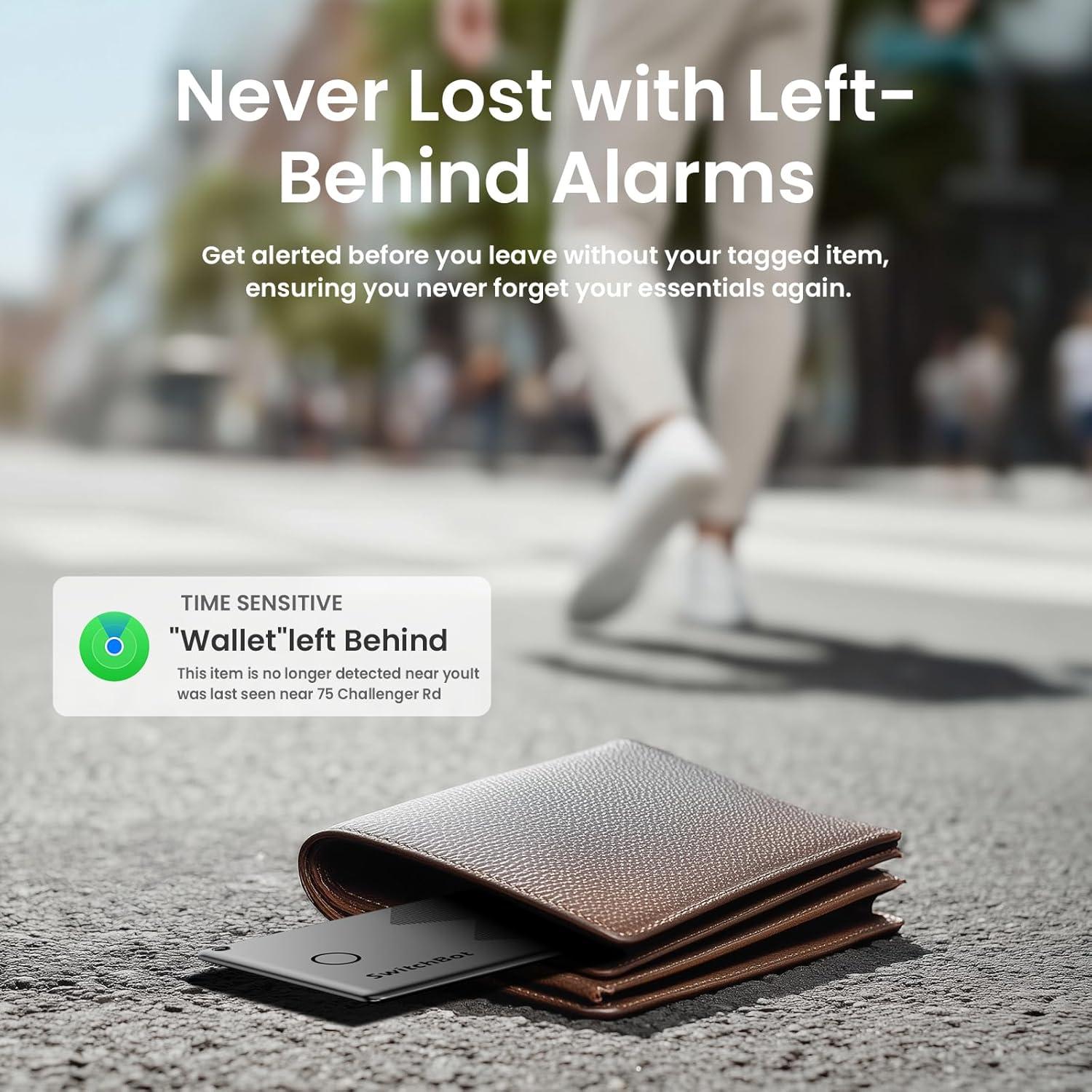 Tarjeta Rastreador de Cartera SwitchBot, Bluetooth, IP67, iOS