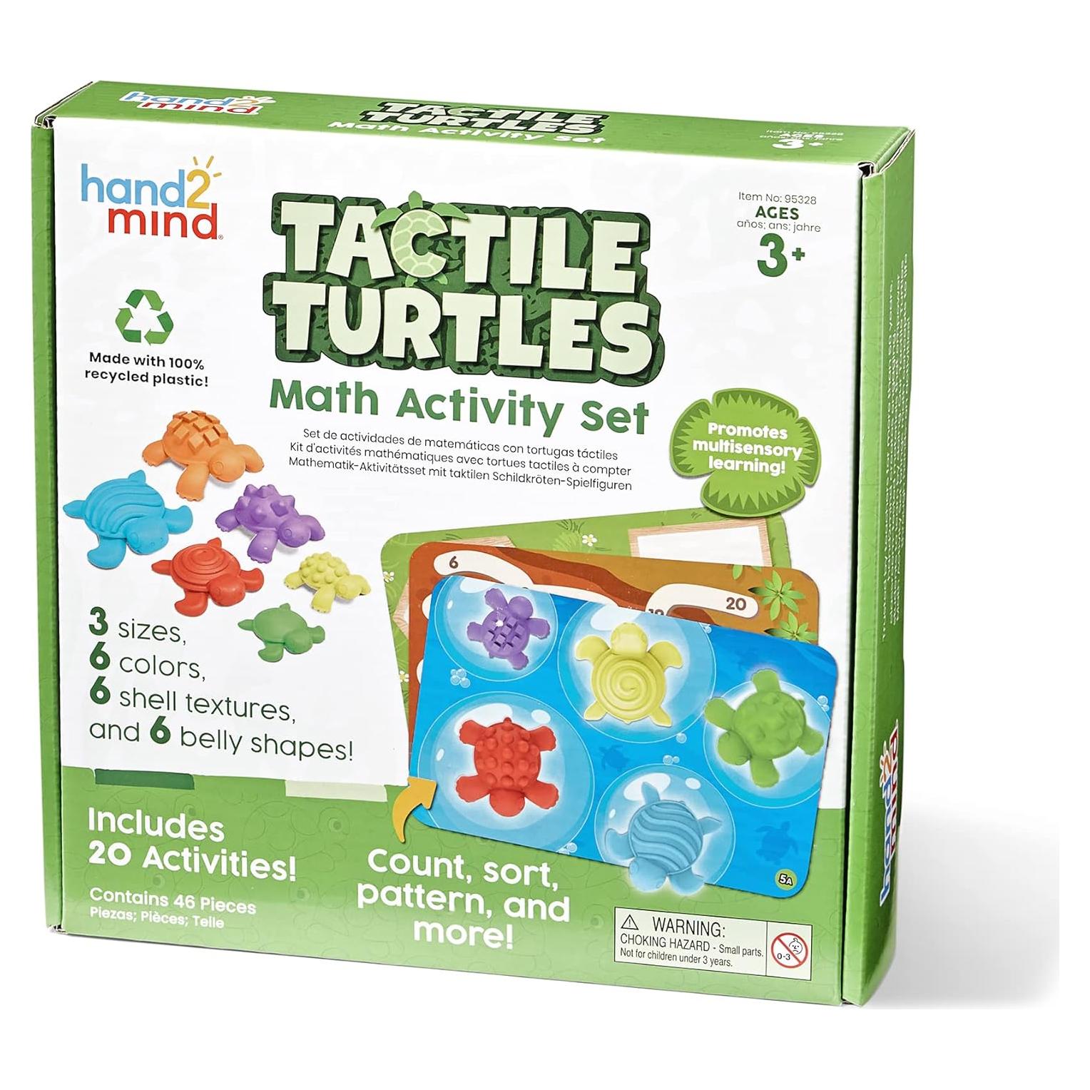 Juego de Actividades Matemáticas Tortugas Táctiles hand2mind