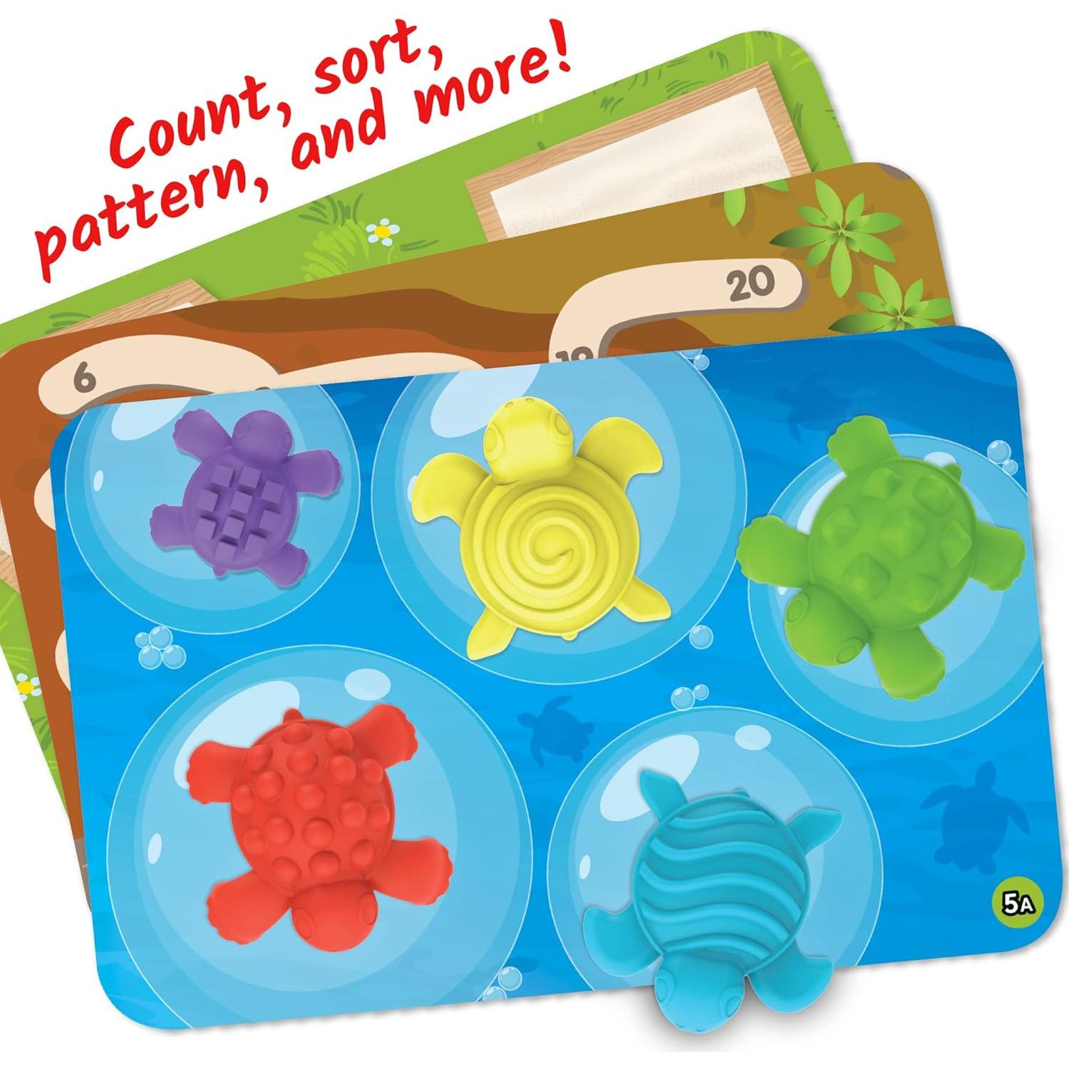 Juego de Actividades Matemáticas Tortugas Táctiles hand2mind