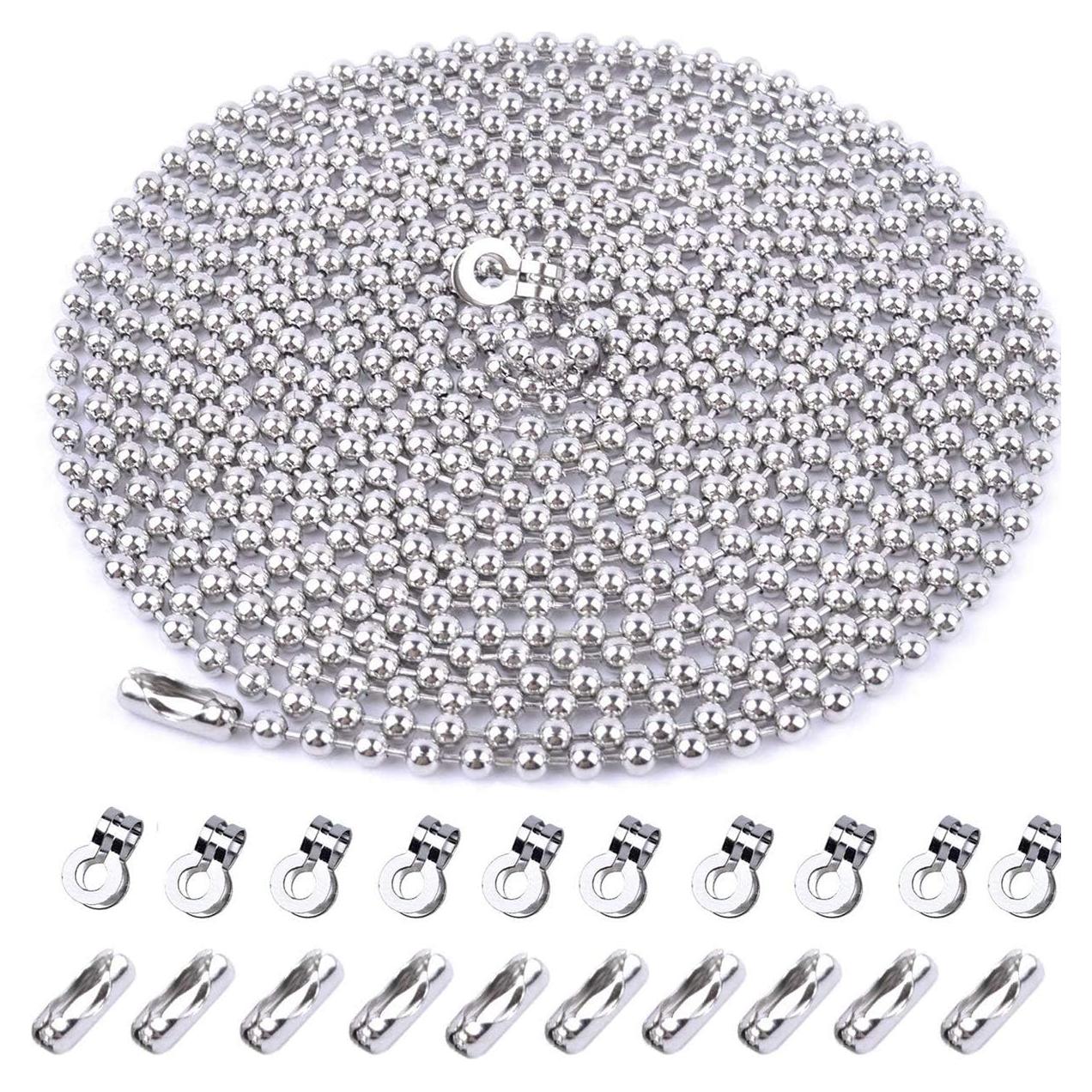 Cadena de Rodillo con Cuentas 4.5mm BRT 4.9M con 20 Conectores