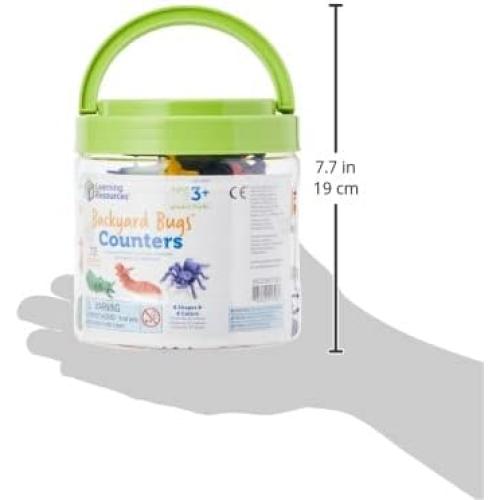 Contadores de Criaturas del Jardín Recursos de Aprendizaje - 72 Piezas