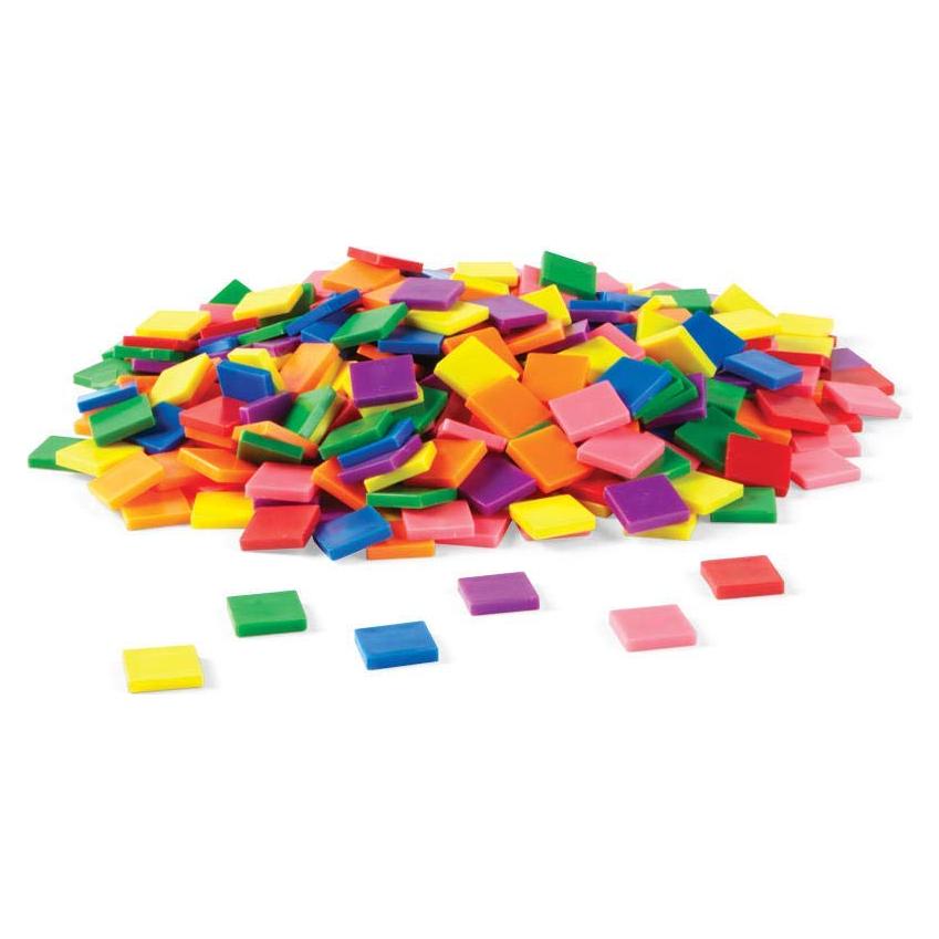 Contadores Matemáticos Hand2Mind - 400 Azulejos de Color 2.54 cm