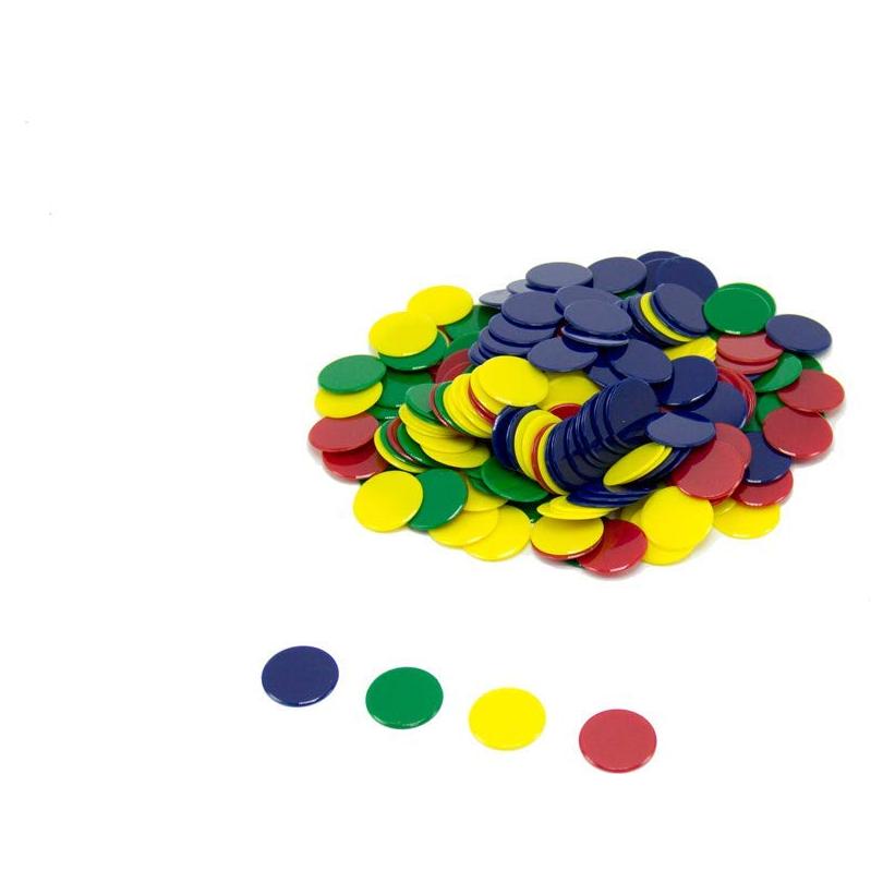 Fichas de Bingo Hand2Mind - Set de 200 Contadores Matemáticos