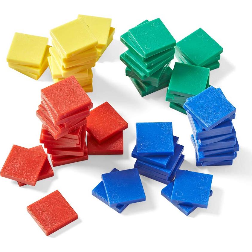 Fichas de Color de Plástico hand2mind - 400 piezas para Matemáticas