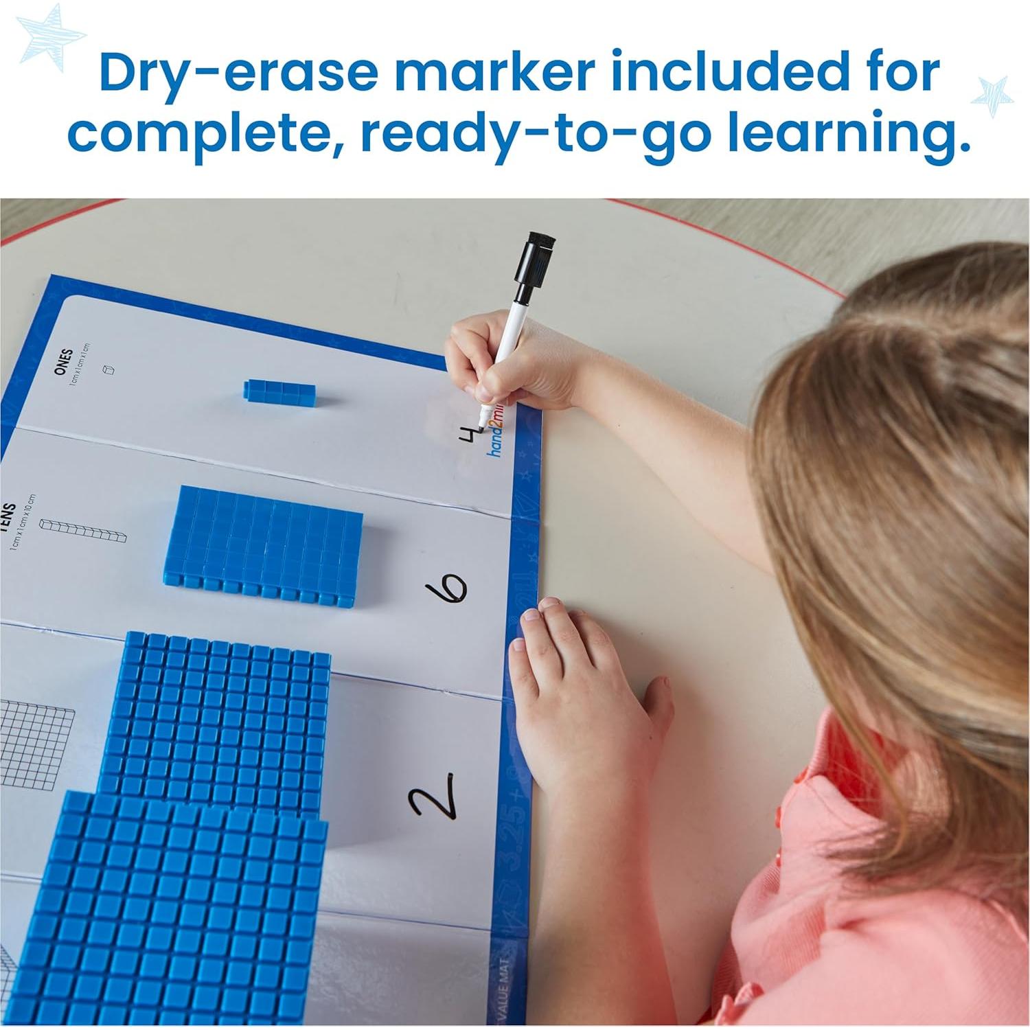 Bloques Base Ten hand2mind 133 Piezas para Matemáticas