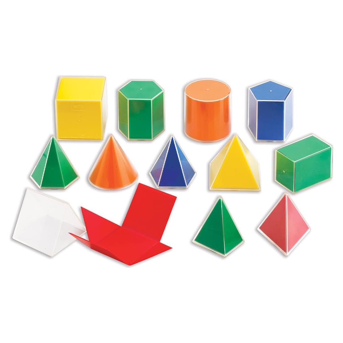 Conjunto de Sólidos Geométricos 2D3D EDX Education - 24 Piezas