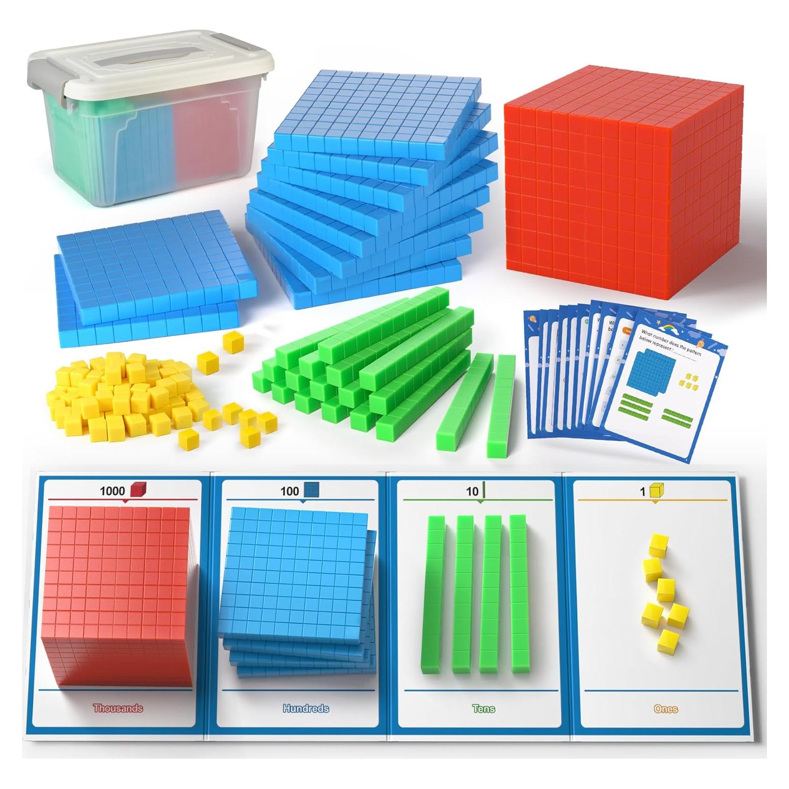 Bloques de Base Diez TH - Manipulativos Matemáticos 1-4 Grado