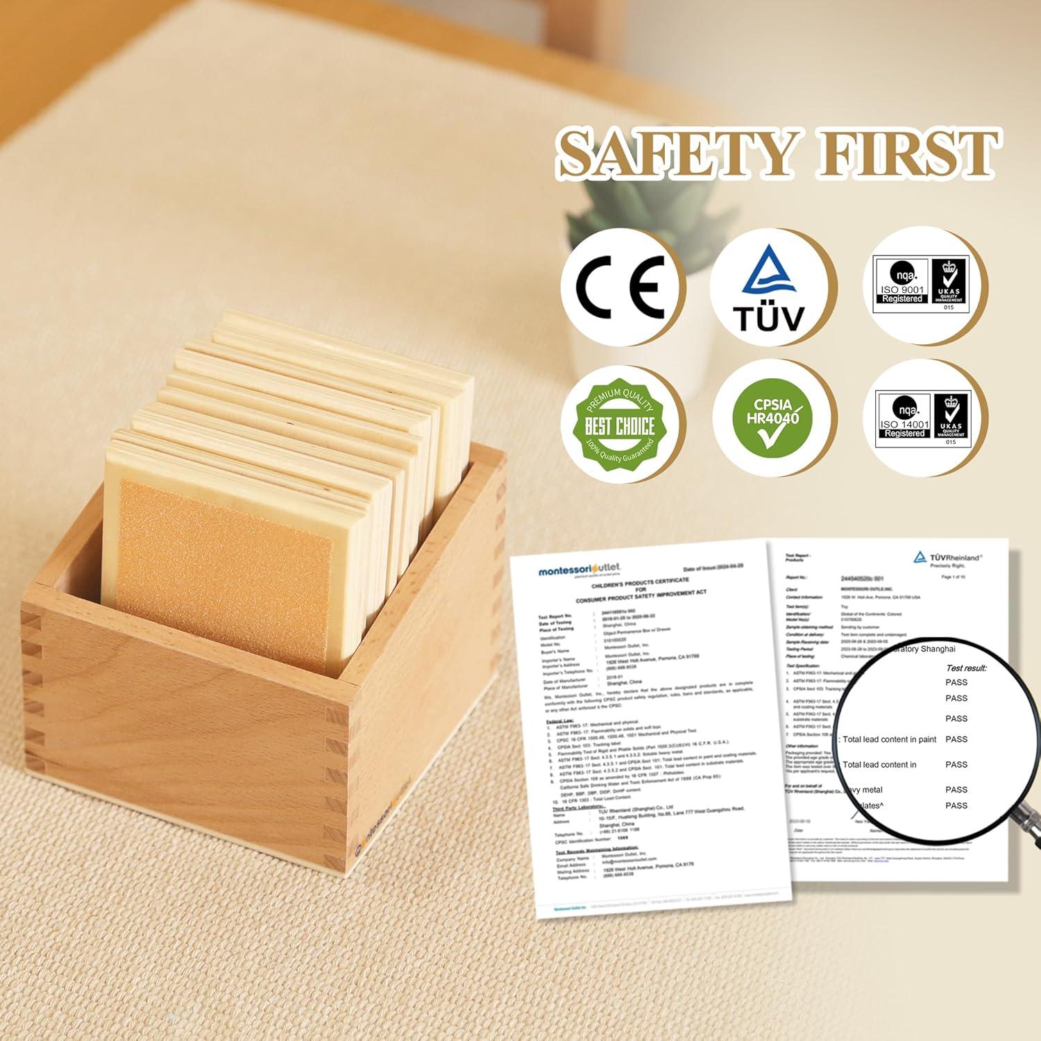 Tabletas de Gradación Suave Montessori Outlet - 5 Piezas