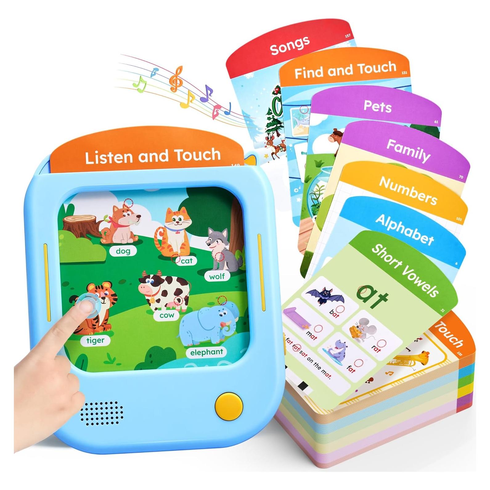 Tableta de Aprendizaje JoyCat para Niños 2-6 Años - 156 Tarjetas