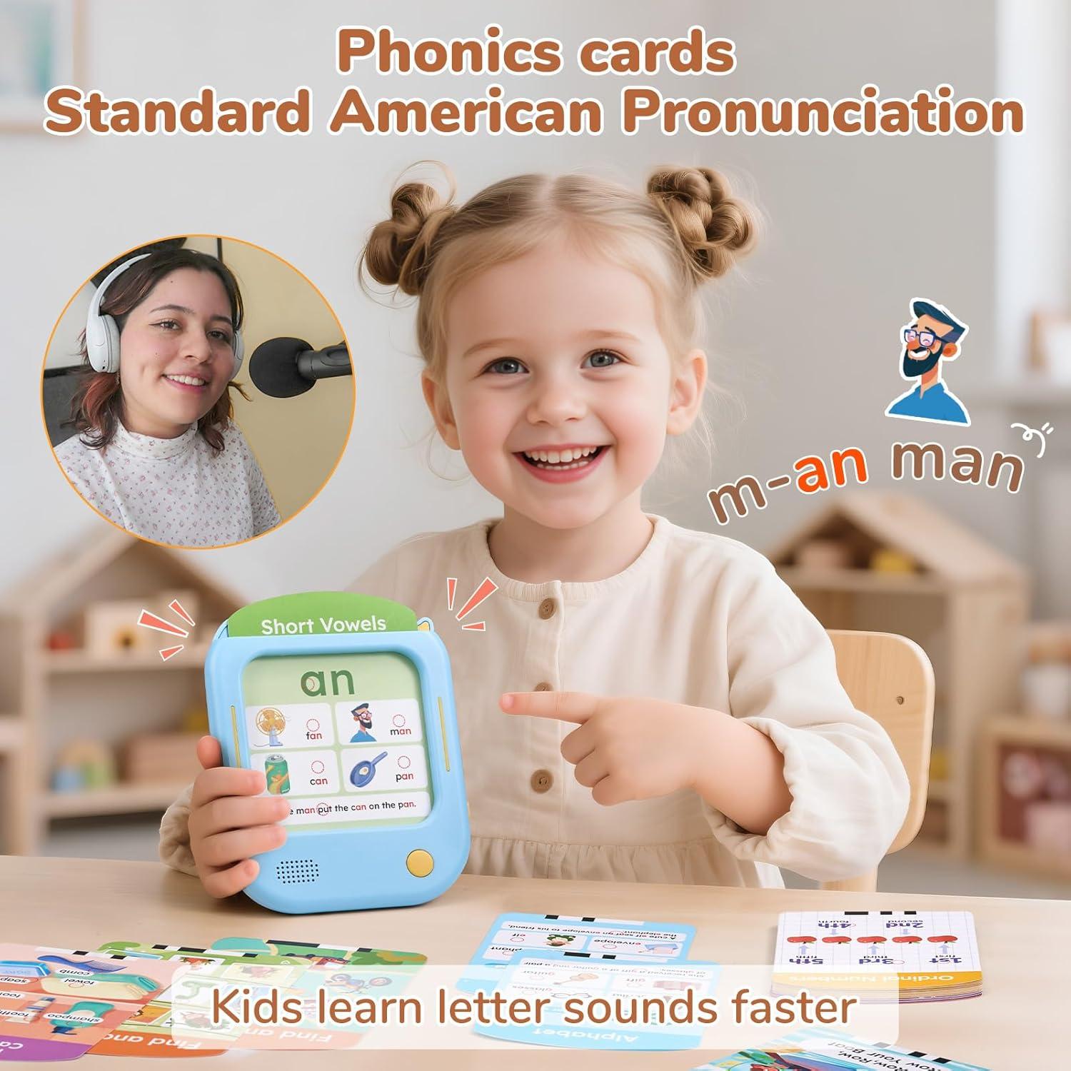 Tableta de Aprendizaje JoyCat para Niños 2-6 Años - 156 Tarjetas