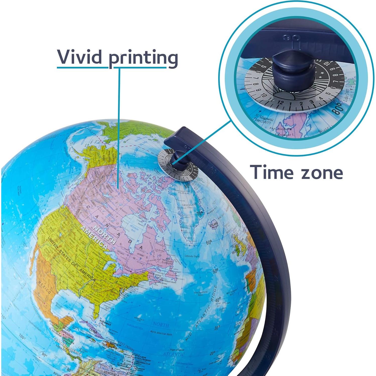 Globo Interactivo LED 26cm SEOJEON con Soporte y App