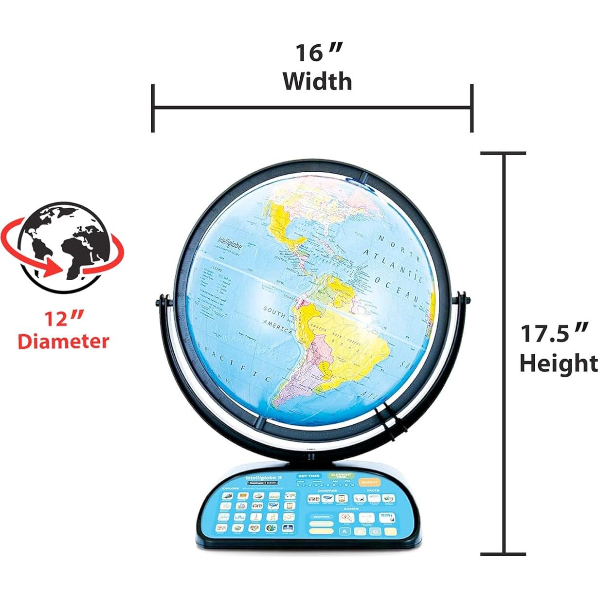 Globo Interactivo Replogle 30.48 cm con Soporte y Libro Educativo