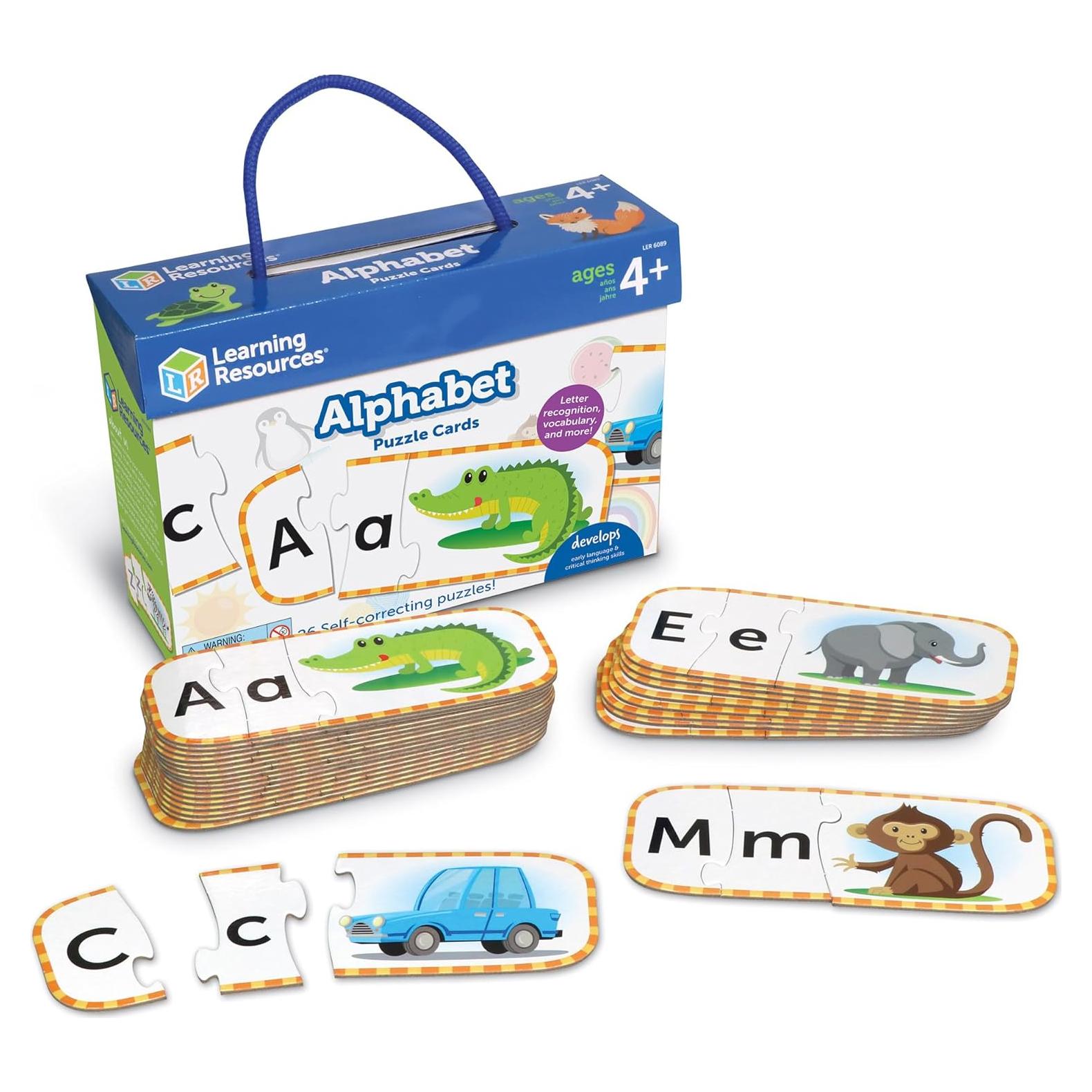 Tarjetas de Rompecabezas del Alfabeto Learning Resources 26 Piezas