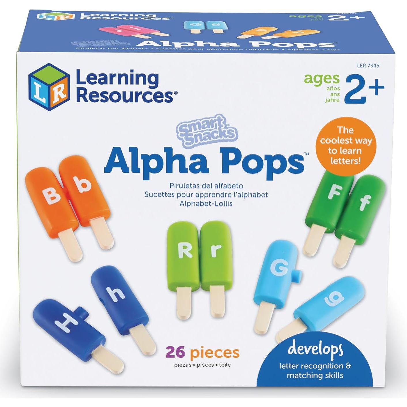 Juguetes de Aprendizaje Learning Resources Alpha Pops 26 Piezas