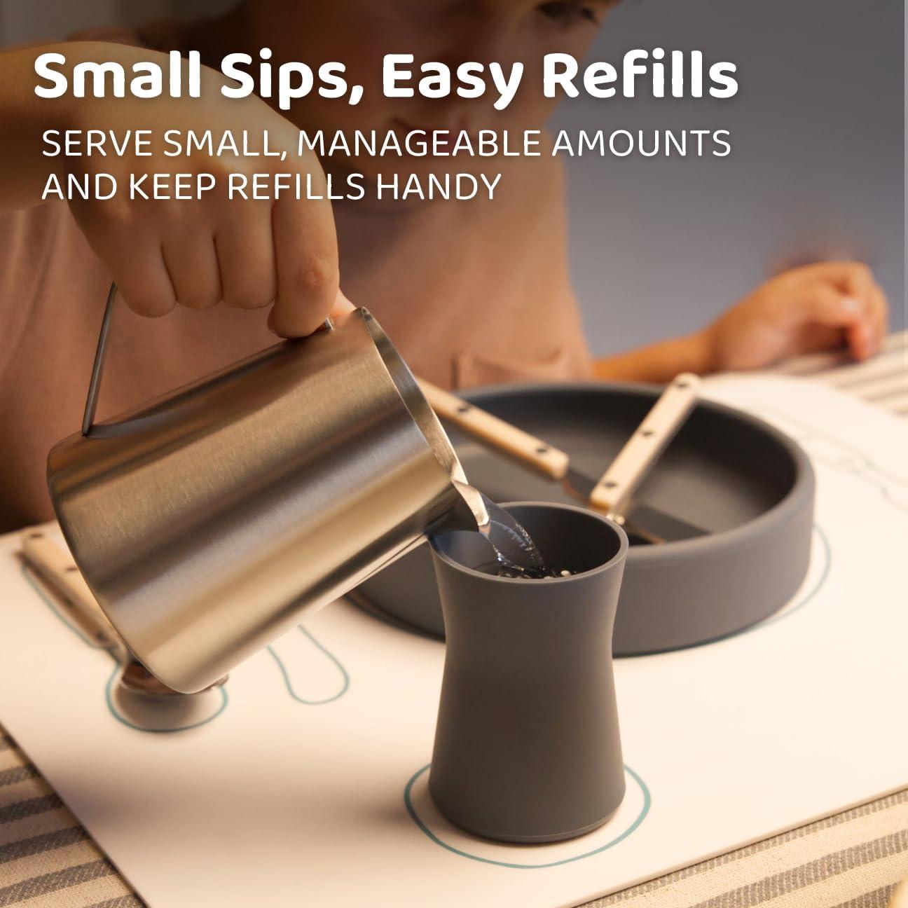 Juego de Vertido Aplainr para Niños - Tazas Grip y Jarra