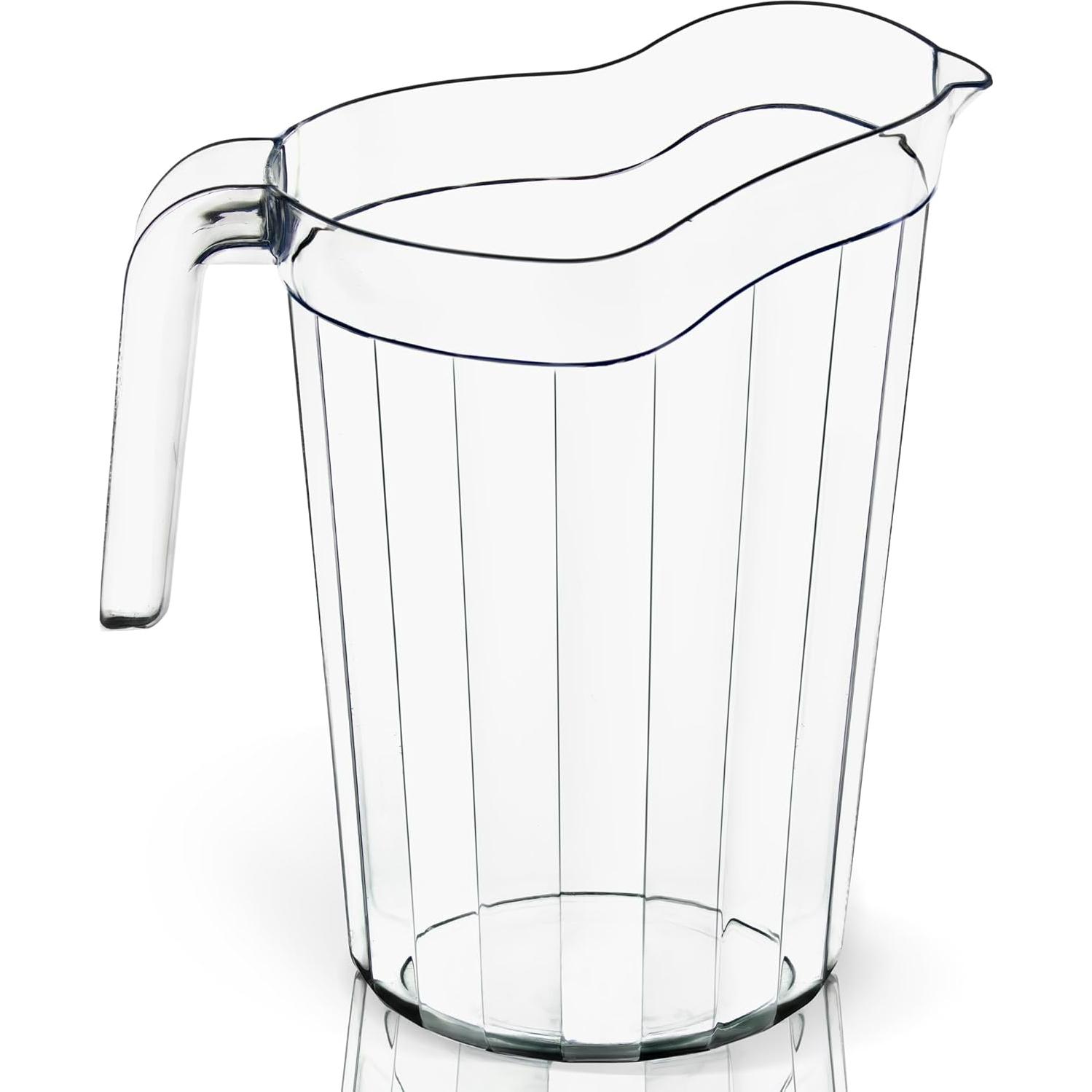 DecorRack Paquete de 6 Jarras de Plástico 75 oz para Bebidas