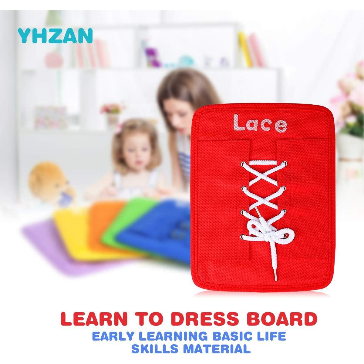 Tablero de Vestir Montessori Yanhan - Habilidades Básicas 26.4x20.3cm
