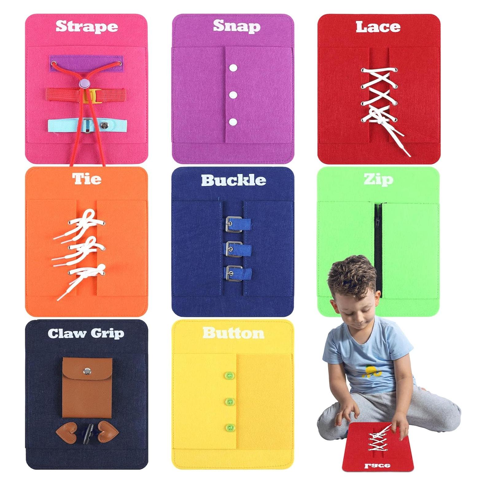 Tablero Ocupado Montessori CHUNNIN 20x26.5cm Habilidades Motoras