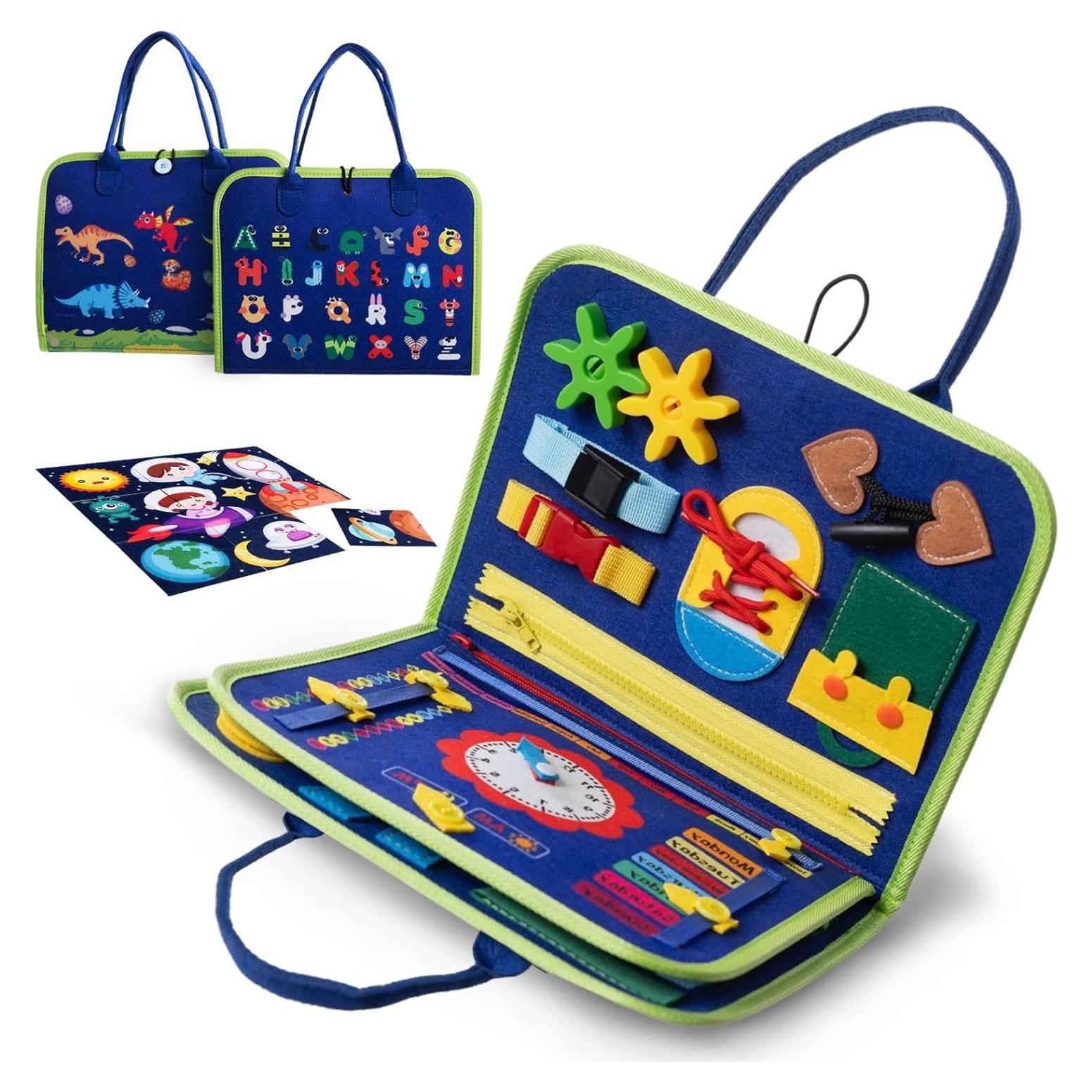 Tablero Ocupado Montessori 27.9x22.9cm Juguete Educativo Niños