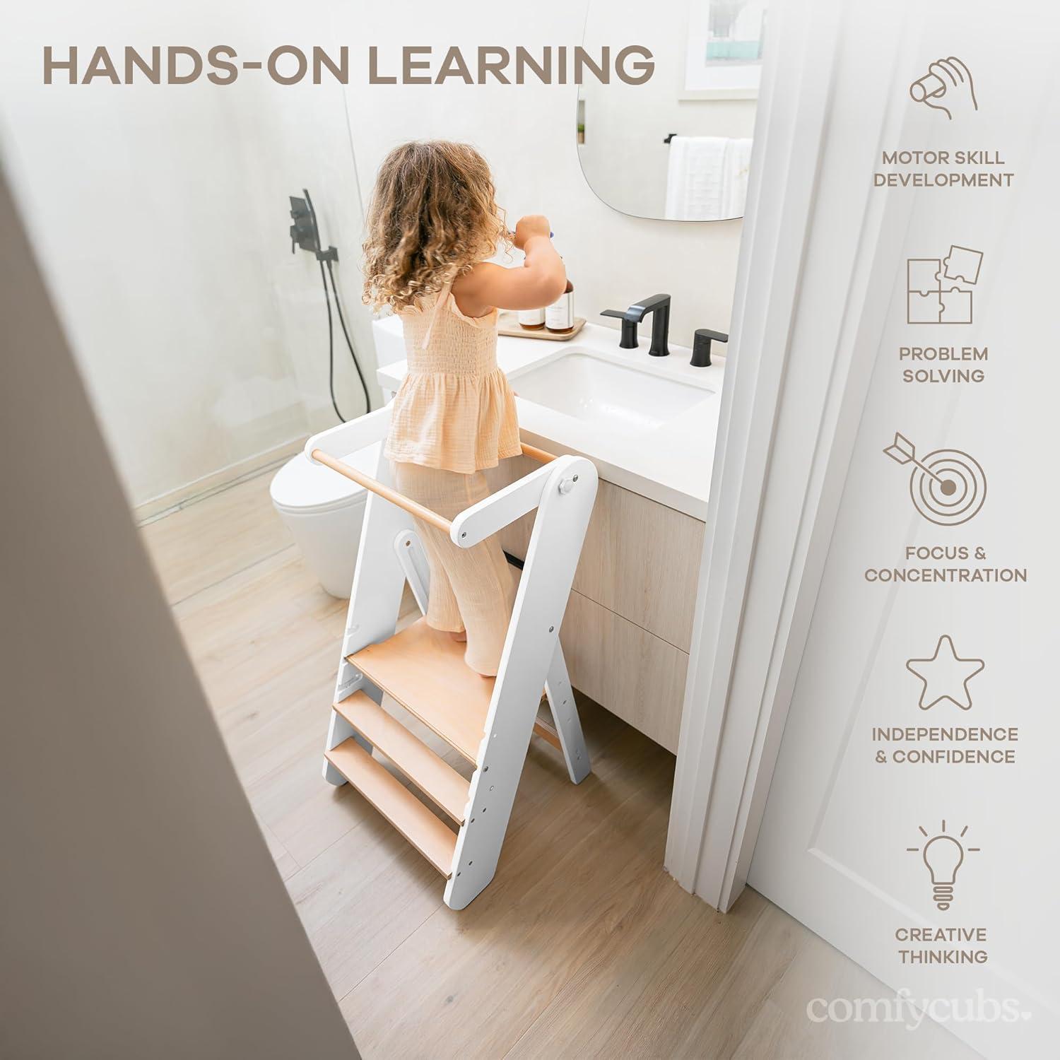 Escalera Plegable para Niños Comfy Cubs con Rocas Apilables