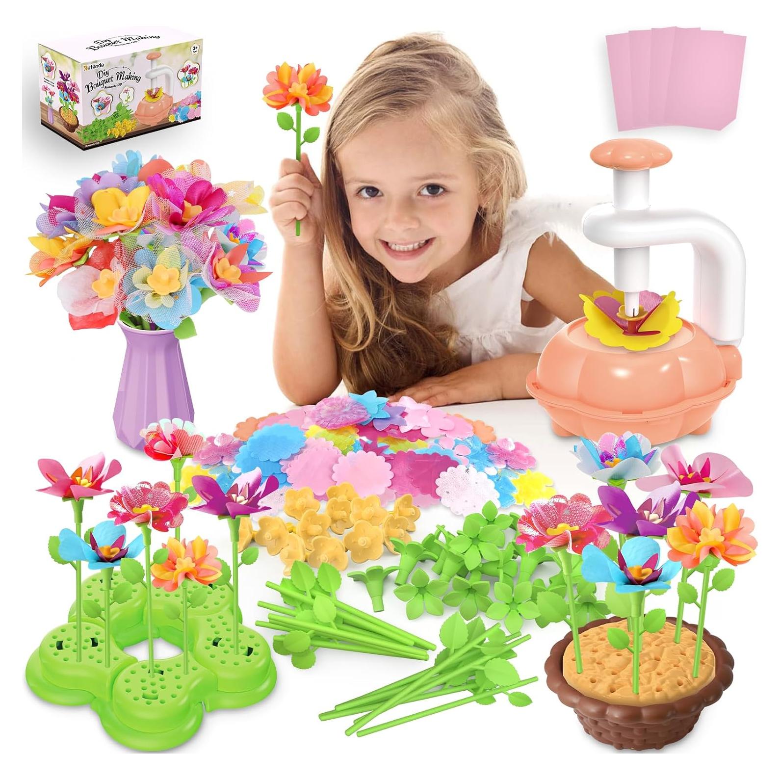 Kit de Manualidades de Flores Kufanda para Niños 4-8 Años